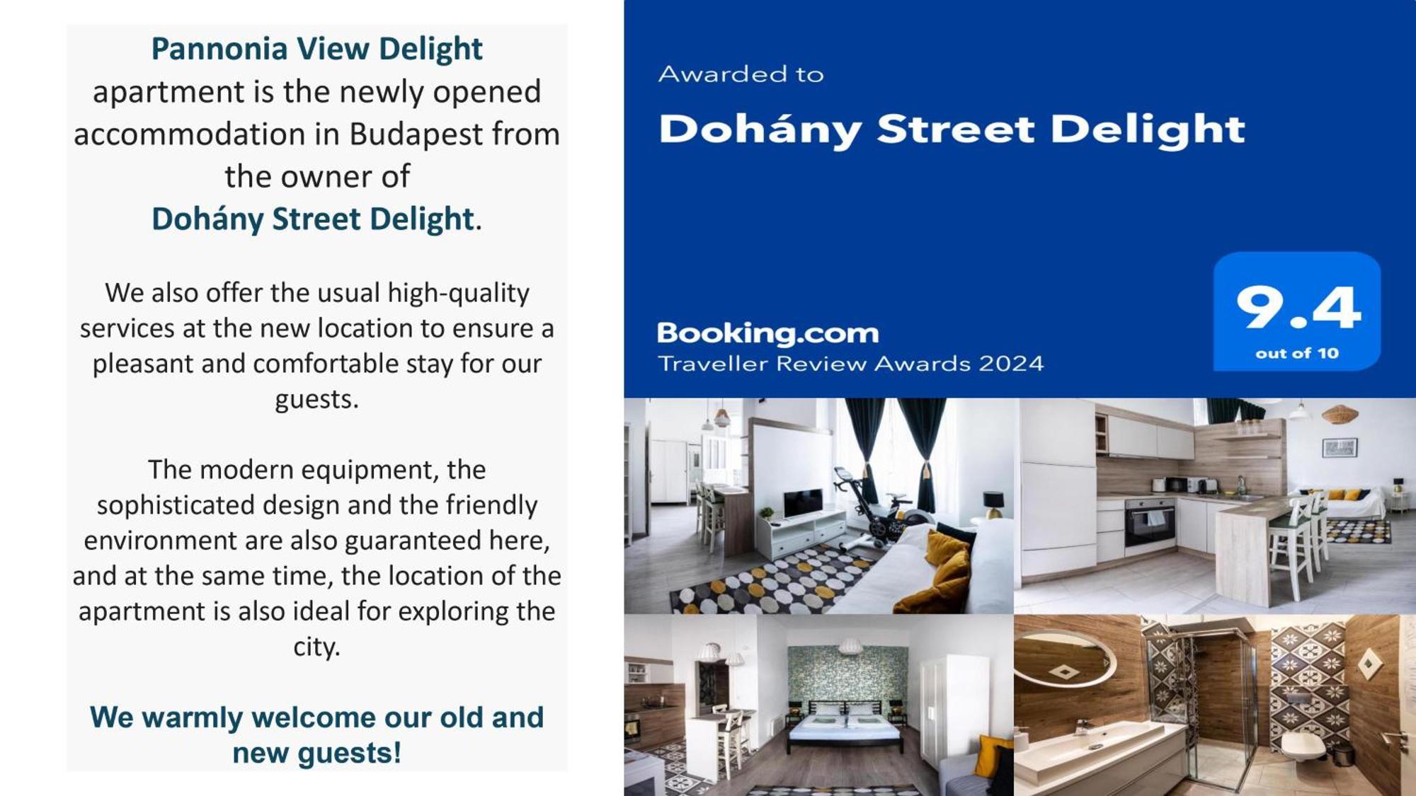 Apartamento Pannonia View Delight Budapest Exterior foto